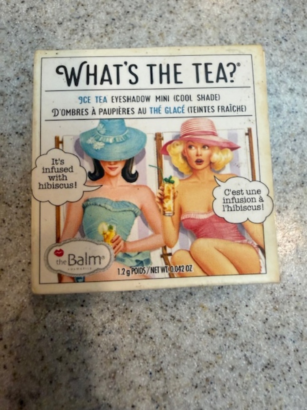 the Balm - What's the Tea? Eyeshadow: The Rundown - 1.2g/0.042oz NEW